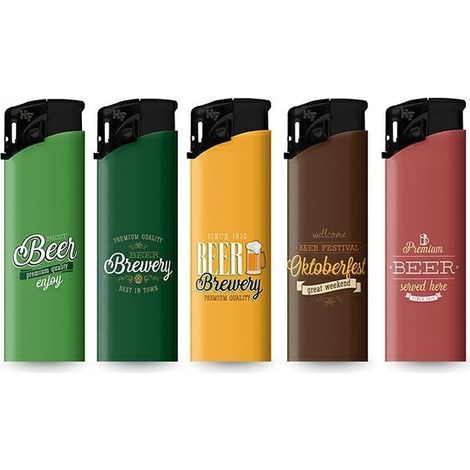 Briquets à bière piézo à haute température, assortiment de 5 pièces (1/2)