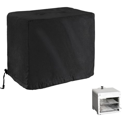 Housse de protection pour barbecue infrarouge portable, noire, 43 x 43 x 38 cm, imperméable, adaptée au four à steak, à la salamandre, au four à propane et au gril portable (1/5)