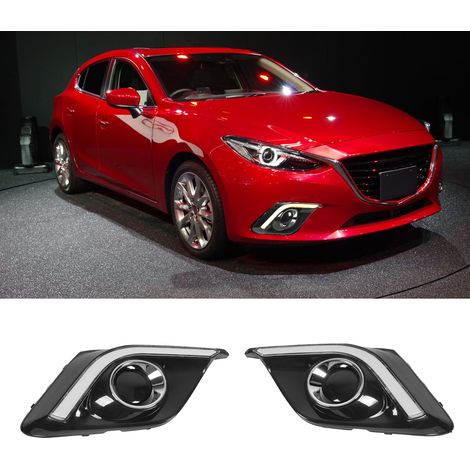 Dreifarbige Tagfahrlichter für Mazda3 Axela 2013-2016 (Lieferung in Luftpolsterfolie) (1/5)