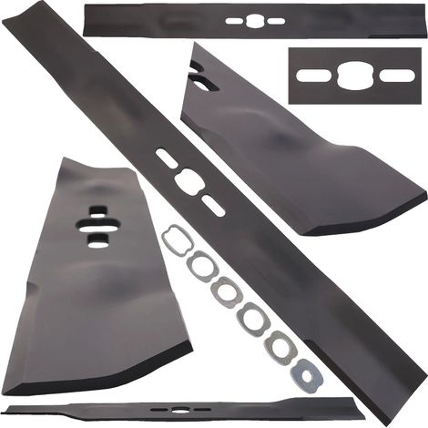 Lame universelle pour tondeuse Rasenmäher 56cm pour Rasenmäher ⌀10 16 18mm (1/5)