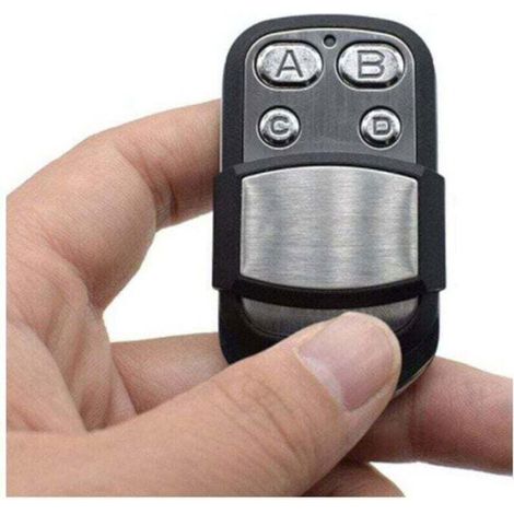 1 Télécommande 4 boutons, radio-fréquence, compatible portail coulissant battant garage, piles incluses (1/4)