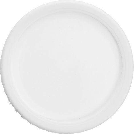 Couvercles en silicone pour bocaux Mason à large ouverture (86 mm), couvercles de rechange avec joint d'étanchéité, blancs, pour la mise en conserve et le rangement en cuisine. (1/5)