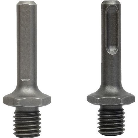 2 Pièces Adaptateur M14 Filetage Mâle à SDS Plus Femelle et triangle Femelle pour Meuleuse Perceuse Forage (1/5)
