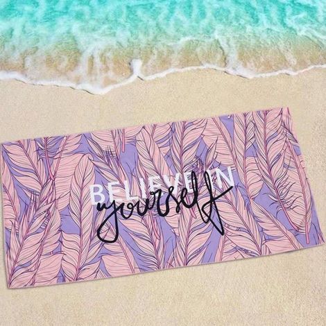 Serviette de plage en microfibre anti-sable - Légère à séchage rapide - Couverture de plage 160x80 cm