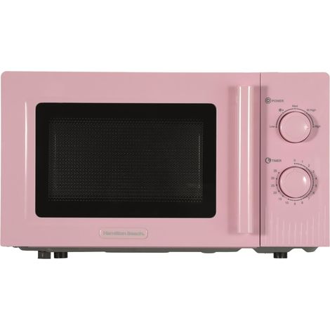 Microwave, Manual, 20L, Flamingo, Miami Collection by Hamilton Beach HBMX20F