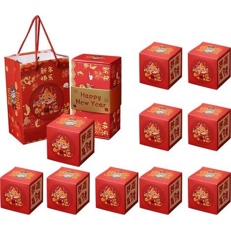 Explosive Überraschungsbox – Rote, faltbare Briefumschlagbox mit Konfetti – Für Geburtstag, Hochzeit, Heiratsantrag – 1 Stück (1/5)