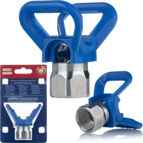 Protezione Ugello HyperElite Zenthril – Installazione Facile Senza Attrezzi  Compatibile con Pistole Verniciatura Filettatura 7/8''