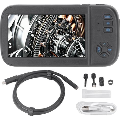 8-mm-Endoskopkamera mit 2 MP HD-Auflösung (1920 x 1080), 4,5-Zoll-Bildschirm mit 6 LEDs für Inspektion und Diagnose (1/5)