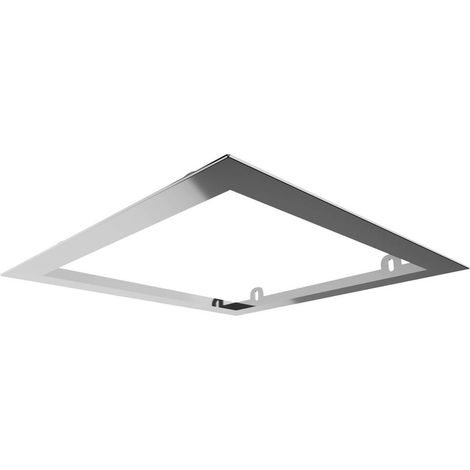 Pre-Cadre 35X35Cm Tete Douche Encastré Au Plafond Chrome Carré - GME (1/2)
