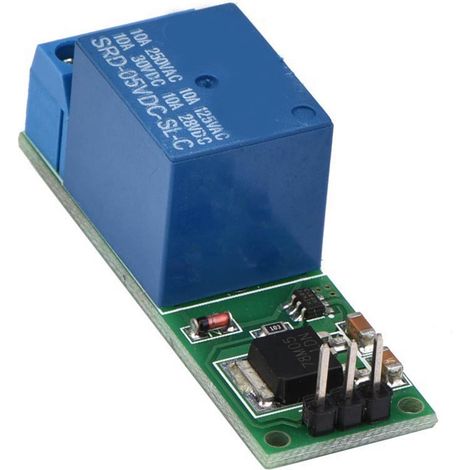 Module relais bistable à verrouillage automatique 6-24 V avec mini-interrupteur à bascule et carte de déclenchement à impulsion basse. (1/5)