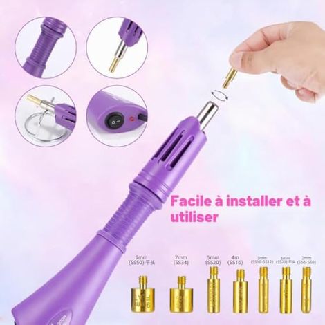 Applicateur de strass thermocollants, kit de strass à repasser (1/3)