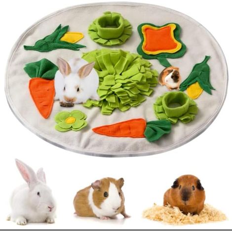 Intelligence Toy Rabbit Food Searching Washable Foldable Smell Training Blanket Sniffing Sniffing (1/5)