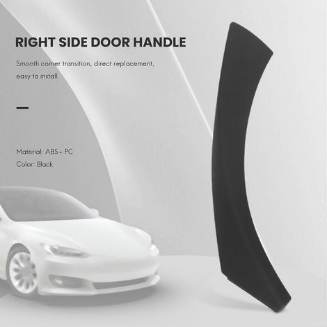 Cache de poignée intérieure de porte droite pour BMW Série 3 E90 E91 E92 E93, noir - FFY (1/4)