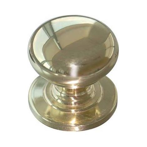 5,0 x POMOLO OTTONE TORNITO SFERA PIANA 2460