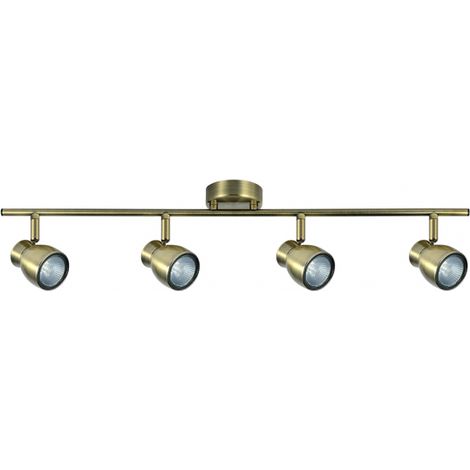 FAB 142494014 Chachostreifen 4xgu10 Leder 14x69.5x8.5 Cm (1/2)