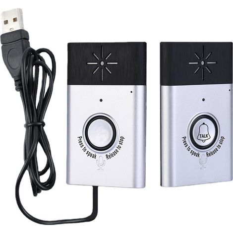 Interphone bidirectionnel sans fil avec haut-parleur intégré, système de contrôle d'accès, jusqu'à 6 mois en veille