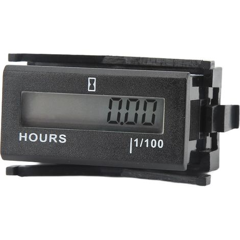 Tachymètre numérique universel réinitialisable, compteur horaire étanche IP65 pour tondeuse à gazon, moto et quad (1/5)