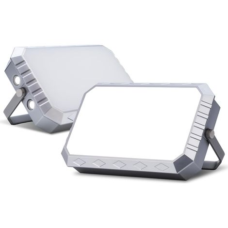 Lampe de Camping LED, Projecteur de Chantier Portable à 70 LED, Lampe de Tente, 5 Modes et 1000 Lumens, Lampe de Travail pour Atelier, Garage, Camping et Pêche (1/5)