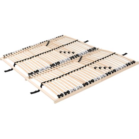 Bed Base EU Super King Size 6ft Solid Flat Slats Wooden Frame LIRY (1/5)