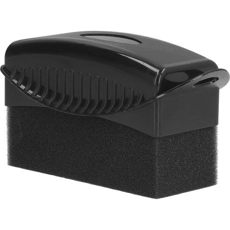 Éponge applicatrice pour revêtement de contour de pneus, éponge de polissage et de nettoyage pour jantes de voiture, brosse noire (1/5)
