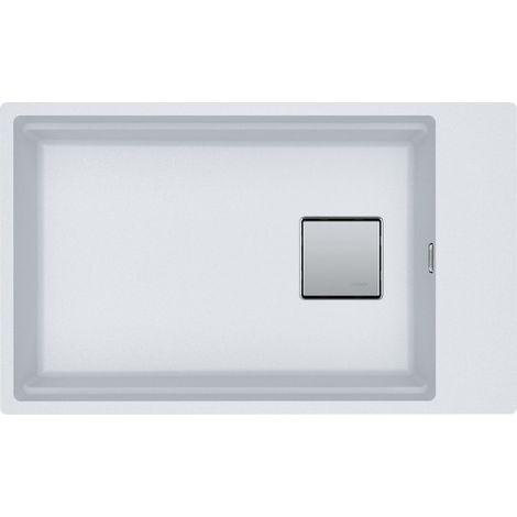 Evier Franke Kubus 2.0 Pro Fragranite KNG110-62 - Blanc Artic (Moucheté) - Vidage : Manuel
