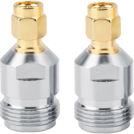 Convertisseur de test adaptateur coaxial de type N femelle vers SMA mâle RF mâle