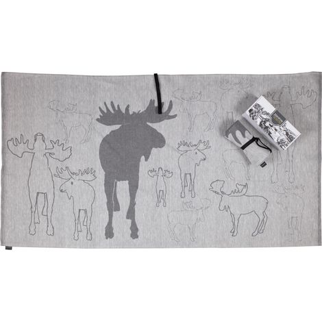 Jokipiin Kaiku Roll Towel Saunahandtuch 80 x 145 cm Rollhandtuch white/gray