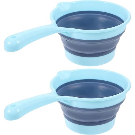 Lot de 2 pelles à eau pliables et portables à suspendre pour la cuisine (couleur et style aléatoires)-27.00X16.00X11.00CM-Random Color (1/4)