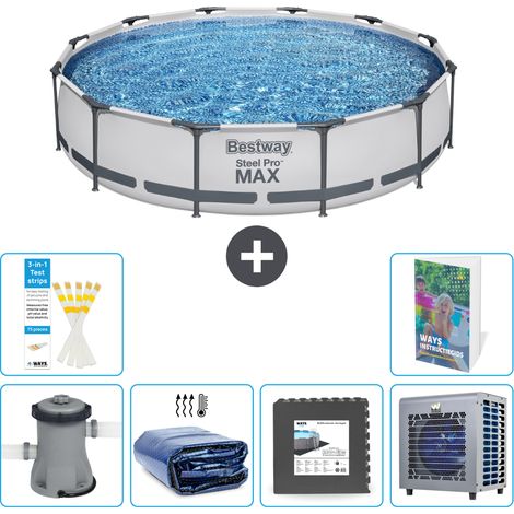 Bestway Piscina Bestway Steel Pro MAX Redonda - 366x76 cm - 7-piezas S190 (1/5)