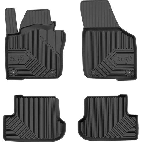 Tapis de Sol de Voiture pour VW Beetle 2011-2019 TPE Antidérapant Noir 4Pcs (1/5)