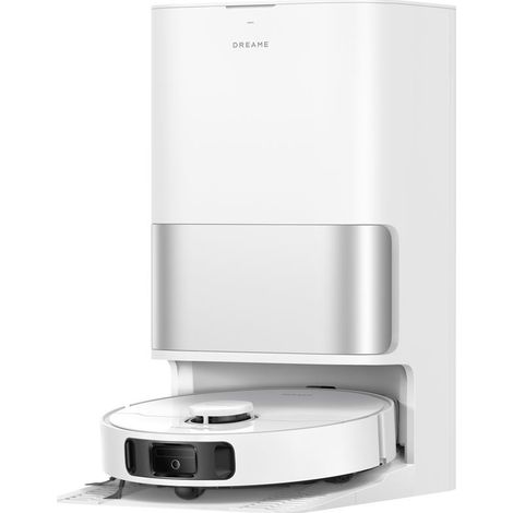 Aspirateur Robot Laveur - DREAME D30 Ultra White - Autonomie longue - 25 000 Pa - Navigation LiDAR - Station auto