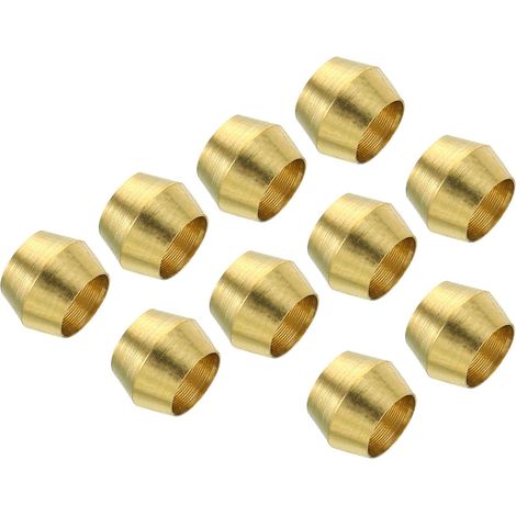 5mm Tube OD Laiton Compression Manchons Embouts Pour Air Eau 50 Lot (1/5)