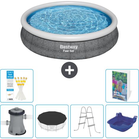 Bestway Piscina Bestway Fast Set Rotonda - 366x76 cm - 7-pezzi  S314