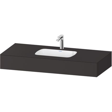 Lavabo empotrado con consola Collection One de Duravit,