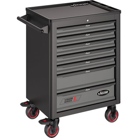 VIGOR Werkstattwagen Series L, leer, L x B x H: 723 x 459 x 1002 mm (1/5)