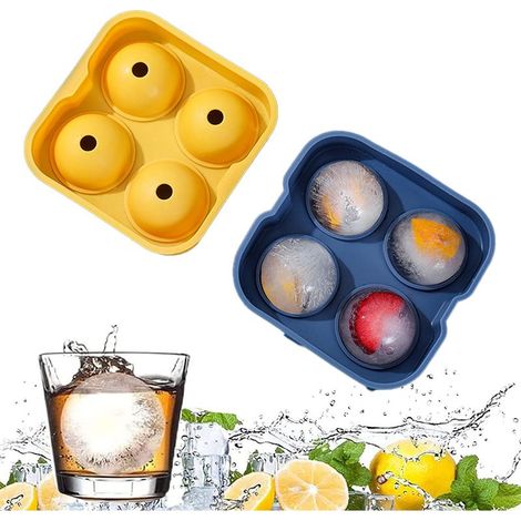 Eiskugelform – 2,5 cm – Für Cocktails und Erfrischungsgetränke – 2er-Set (1/5)