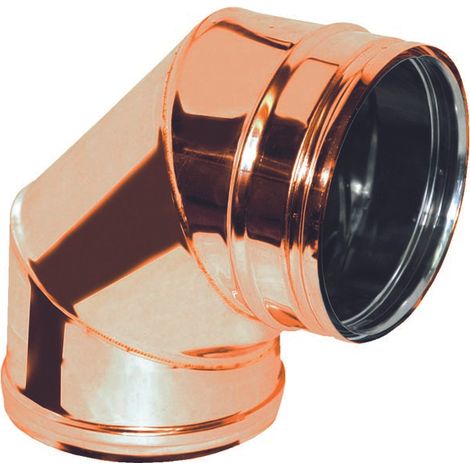 90°-Bogen MF Luft/Inox/Kupfer Ø 80-100