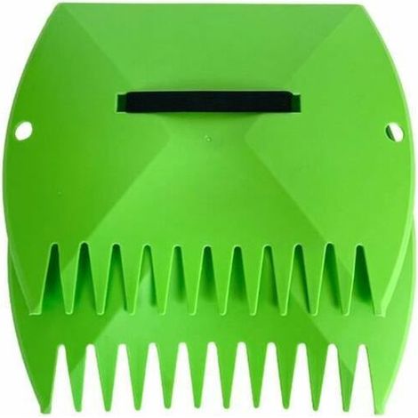 royaluxe - Sac poubelle vert, râteau à feuilles, éboueur à main, Extérieur (1/4)