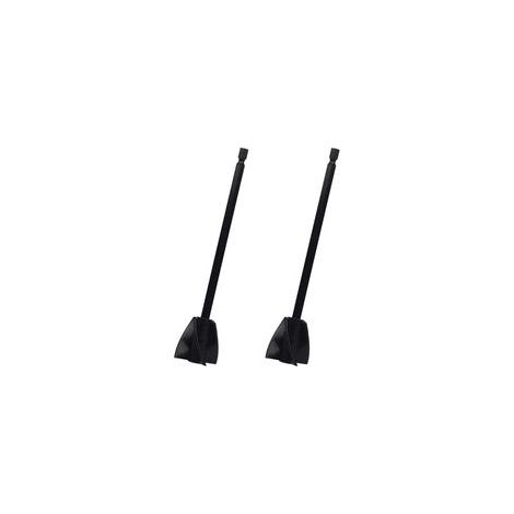 2 Pièces Mélangeurs de Résine Époxy Mélangeur en Plastique Fixation Foret Agitateur de Peinture en Spirale pour Résine Époxy, Peinture au Latex, Glaçage et Mélange de Revêtements (Noir) (1/5)
