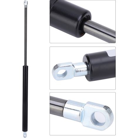 Bras de support à ressort hydraulique en tube d'acier, 537 x 225 x 22 mm, 200 N, pour lit ou armoire. (1/5)
