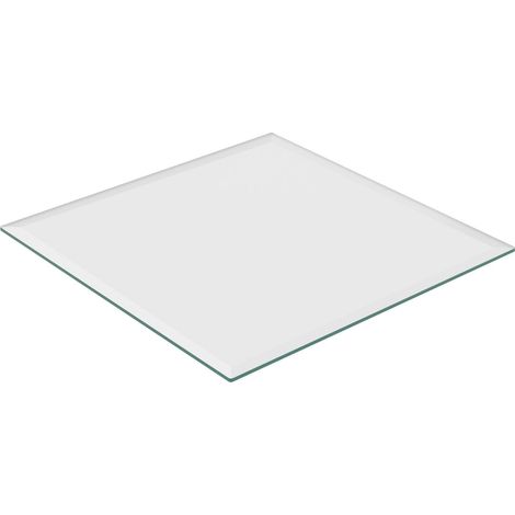 Lastra in vetro di sicurezza temperato 70 x 70 cm protezione antigraffio elegante finitura lucida in vetro trasparente 130015721