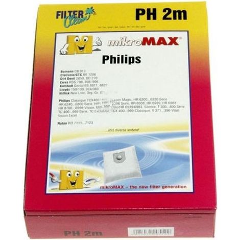 SACHET DE SACS X4 POUR PETIT ELECTROMENAGER PHILIPS - FL0023-K