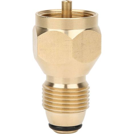 Adaptateur de Recharge pour Cartouche de Gaz - Acier Inoxydable - Filetage Extérieur 7/8"-14 UNF Gauche - Filetage Intérieur 1"-20 - Pour Barbecue et Camping - 1 Pièce (1/5)