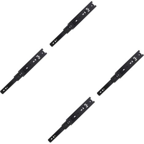 Système de rails coulissants robustes pour tiroirs placard, lot 4, et (1/5)