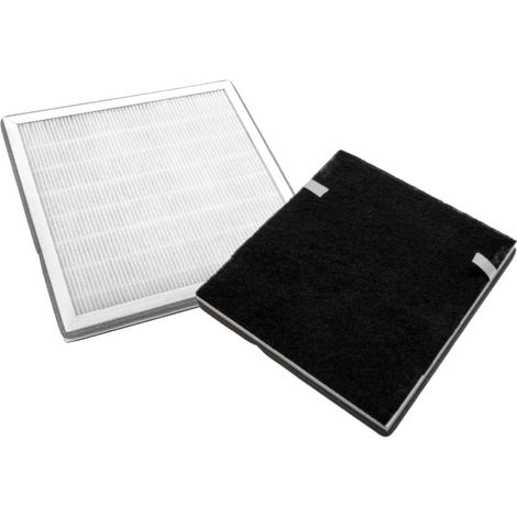 Trade-Shop 3in1 Ersatz-Filter Set: Vorfilter + Kombifilter (HEPA + Aktivkohle) für Beurer LR 200 LR 210 Luftreiniger ersetzt 660.04 (1/3)