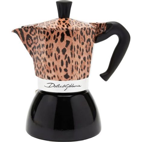 BIALETTI Cafetière italienne 6 tasses Leopardo - Moka Induction Dolce & Gabbana