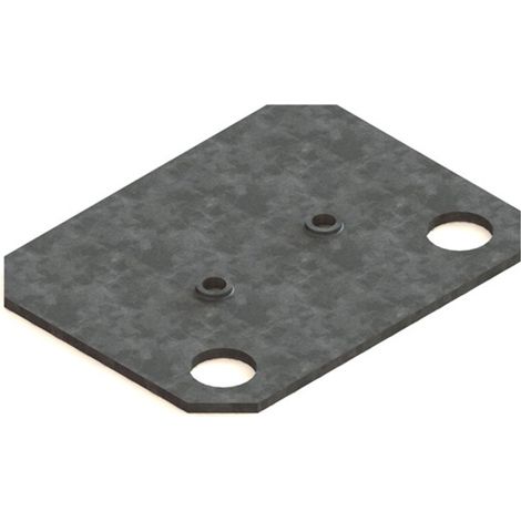 META Unterlegplatte 2 mm, verzinkt (1/2)