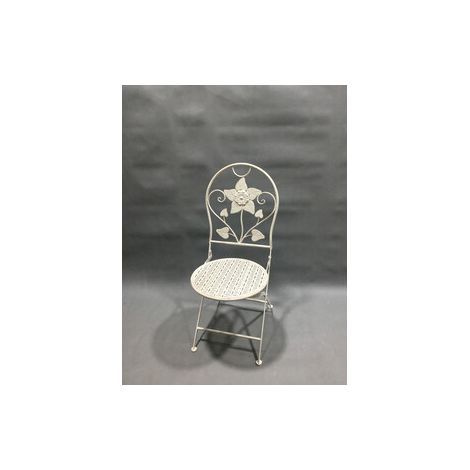 Sedia 40 x 40 x 94CM Bianco Antico Epoque 2 Pezzi