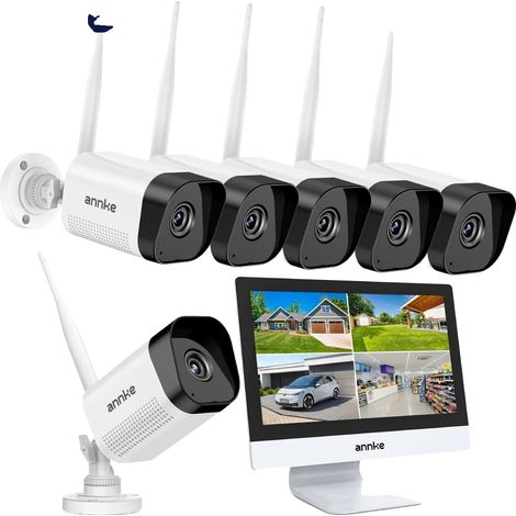Telecamere di sicurezza, risoluzione 8MP, visione notturna fino a 30 metri, 6 telecamere da 8MP (1/2)