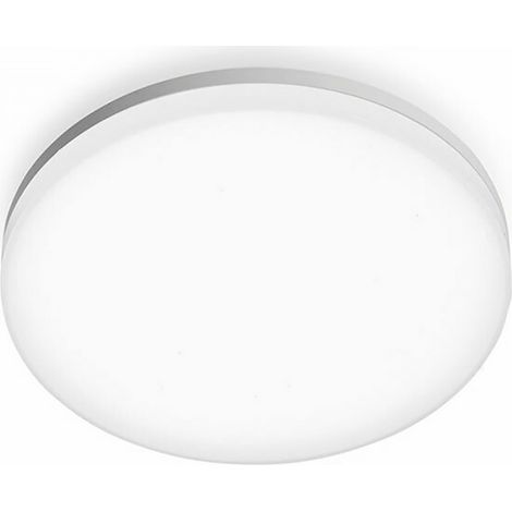 Plafoniera esterno gea led alba r ges831 ip66 2700lm 4000°k lampada soffitto moderna